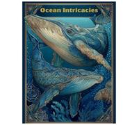 Ocean Intricacies: An Intricate Marine Life Coloring Book for Adults