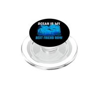 Ocean Is My Best Friend Now Scuba Dive Diver Diving PopSockets PopGrip per MagSafe