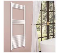 OCEAN ITALY Scaldasalviette Termoarredo Bagno 1720x600mm Radiatore a Parete in Acciaio al Carbonio Riscaldamento ad Acqua Calda Bianco