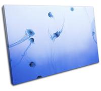 Ocean Jellyfish Love SINGLE TELA parete arte foto stampa