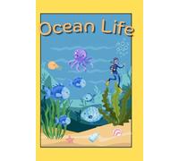 Ocean Life Animal Habitats Coloring Book: Impara l’inglese con gli animali marini - Un libro da colorare educativo per bambini