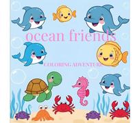 Ocean Life Coloring Book for Kids: Big and Simple Sea Creatures for Toddlers and Preschoolers