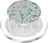 Ocean Life con coralli, stelle marine e conchiglie PopSockets PopGrip per MagSafe