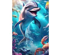 Ocean Life Discovery Journal: Cute Dolphin and Sea Friends