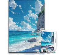 Ocean Meets Soul Teenagers Puzzle da 1000 pezzi Gioco educativo di ragionamento e abilità Regalo premuroso ideale per tutti gli eventi Dimensioni 38x26cm
