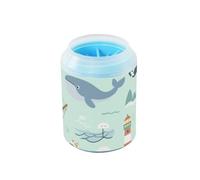 Ocean Ocean Balena Pirata Barca riutilizzabile Pet Foot Cleaner con morbida spazzola massaggiante Pet Bath Brush per cani e gatti di piccola taglia media