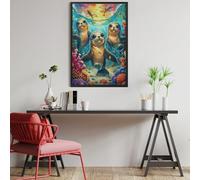 Ocean Otter Group Puzzle 1000 Pezzi Rompicapo Relax Adulti Premium Animals And Plants Pressione Ridotta Dopo Il Lavoro Sfida Educativa Idea Regalo Festa Aziendale 1000 PCS