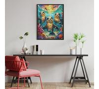 Ocean Otter Group Puzzle 500 Pezzi Rompicapo Collezione Paesaggi Animals And Plants Multicolore Classici Per Amanti Del Puzzle Adulti Regalo Feste Nazionali E Aziendali 500 PCS