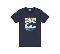 Ocean Pacific Maglietta da Uomo in Spugna, Blu/Giallo, 3XL
