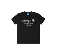 Ocean Pacific Maglietta da Uomo Los Clavos, Nero/Bianco, L