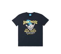 Ocean Pacific Maglietta da Uomo Shaka, Blu Scuro/Giallo, XL