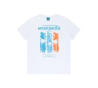 Ocean Pacific Maglietta 'SIARGAO' blu / arancione / bianco Uomo - Abbigliamento - Taglie comode - Maglie e T-shirt Ocean Pacific XL