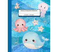 Ocean Primary Composition Notebook: 7.5"x9.25" | 120 pages