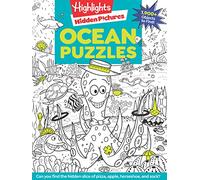 Ocean Puzzles: Over 100 Search and Find Puzzles with Sea Creatures, Marine Animals and More Under the Sea Picture Scenes, Ocean Picture Puzzles for Kids 6 and Up
