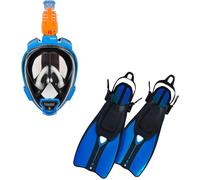 Ocean Reef Aria Qr Duo II da Viaggio Pronto Maschera/Pinne Set Diving,