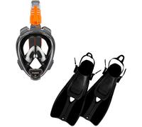Ocean Reef Aria Qr Duo II da Viaggio Pronto Maschera/Pinne Set Immersioni,