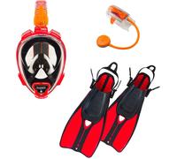Ocean Reef Aria Qr Duo II Viaggi Pronto Maschera / Fins Snorkie Set di