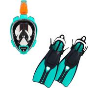 Ocean Reef Aria Qr Duo II Viaggi Pronto Maschera/Pinne Set Diving, Snorkeling
