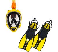 Ocean Reef Aria Qr Duo II Viaggi Pronto Maschera/Pinne Set Diving, Snorkeling E