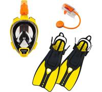 Ocean Reef Aria Qr Duo II Viaggi Pronto Maschera/Pinne Snorkie Di Snorkeling E