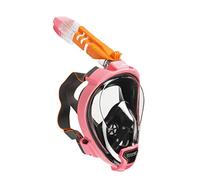 OCEAN REEF - Aria QR+ Maschera Snorkeling Integrale a Rilascio Rapido con Boccaglio - Visione Subacquea a 180 Gradi e Meccanismo Quick Release - 8 Colori e 3 Taglie - Colore Rosa - Taglia S/M