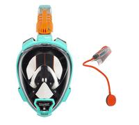 OCEAN REEF Aria Qr + W/Snorkie Talkie Maschera Set Immersione, Snorkeling Nero