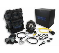 OCEAN REEF Nettuno III Divers Full Face Immersione Maschera M/Grande Nero Pacco