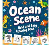 Ocean Scene Bold & Easy Coloring Book