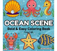 Ocean Scene: Bold & Easy Coloring Book