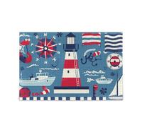 Ocean Ship Blue Jigsaw Puzzles Jigsaw Puzzle per Invecchiato per Giochi di Famiglia Giochi di Cervello Hard I più grandi regali per la tua famiglia Puzzle per adulti 1000 Piecing