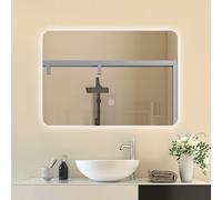 OCEAN Specchio da bagn|dimmerabile|Funzione Memoria|pulsante a tocco|LED