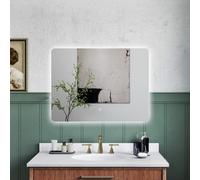 OCEAN Specchio da bagn|dimmerabile|Funzione Memoria|pulsante a tocco|LED