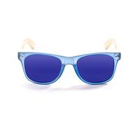 OCEAN Sunglasses BEACH WOOD Occhiali da Sole Moda Uomo e Donna Unisex Polarizzati, blu trasparente