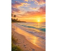 Ocean Sunset Journal Subtitle: A Peaceful Coastal Notebook Inspired by Tropical Beaches, Gentle Waves, and Golden Sunsets