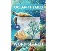 Ocean Themed Word Search: Fun and Easy to Read Featuring Marine Life, Sea Activities, and More | 6x9 inches, 110 pages | 50+ Puzzles ... Gift for Adults, Seniors, and Teens