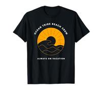 Ocean Tribe Beach Crew Always On Vacation (Dichiarazione Estiva) Maglietta