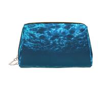Ocean, trousse da trucco con divisore, borsa da toeletta da viaggio portatile, Oro, One Size