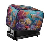 Ocean Underwater World, copertura antipolvere a 4 fette di tartaruga, per macchina del pane, piccolo elettrodomestico da cucina