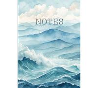 Ocean Waves: 5x7 Blank Lined Pocket Notebook