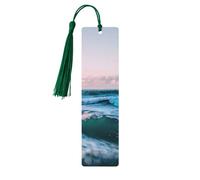 Ocean Waves - Segnalibri da donna, 5 pezzi, in legno, accessori per libri