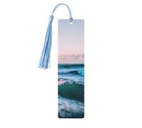 Ocean Waves - Segnalibri da donna, 5 pezzi, in legno, accessori per libri