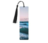 Ocean Waves - Segnalibri da donna, 5 pezzi, in legno, accessori per libri