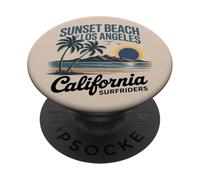 Ocean West Coast California Beach Vibrazioni estive retrò PopSockets PopGrip Adesivo
