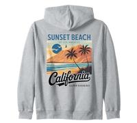 Ocean West Coast Summer Vibes California Beach Retro Felpa con Cappuccio