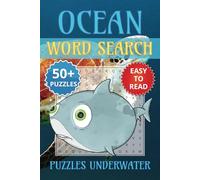 Ocean Word Search Puzzle Book: Discover fascinating marine life, breathtaking underwater landscapes, and exciting activities like surfing and snorkeling in this engaging collection of themed puzzles.