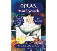 Ocean Word Search Puzzle Book: With Easy to Read Print about Sea Creatures, Plants in the Ocean, Hidden Bible Stories, and More | 6x9 inches, 110 ... Gift for Vacations, Holidays, and Birthdays