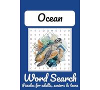 Ocean Word Search Puzzle Book: Word Searches with Easy to Read Print about Ocean, Marine Life, Nature and More | 6x9 inches, 110 pages | 50+ Puzzles... Gift for Holidays, Vacations and Free Time