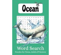 Ocean Word Search Puzzle Book: Word Searches With Easy To Read Print About Ocean, Oceanography, Marine Life And More! | 6x9 inches, 110 pages, 55 puzzles | Great for Holidays, Vacation & Birthdays