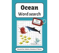 Ocean Word Search Puzzle Book: Word searches with Easy to Read Print about Ocean, Sea, Beach and More |6x9 inches, 110 pages | 50+ Puzzles … Gift for Birthdays, Holidays