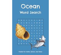 Ocean Word Search Puzzle Book: Word Searches with Easy to Read Print about the Oceans, Beaches, Sealife, and More | 6x9 inches, 110 pages | 50+ Puzzles... Gift for Vacations, Holidays, and Free Times